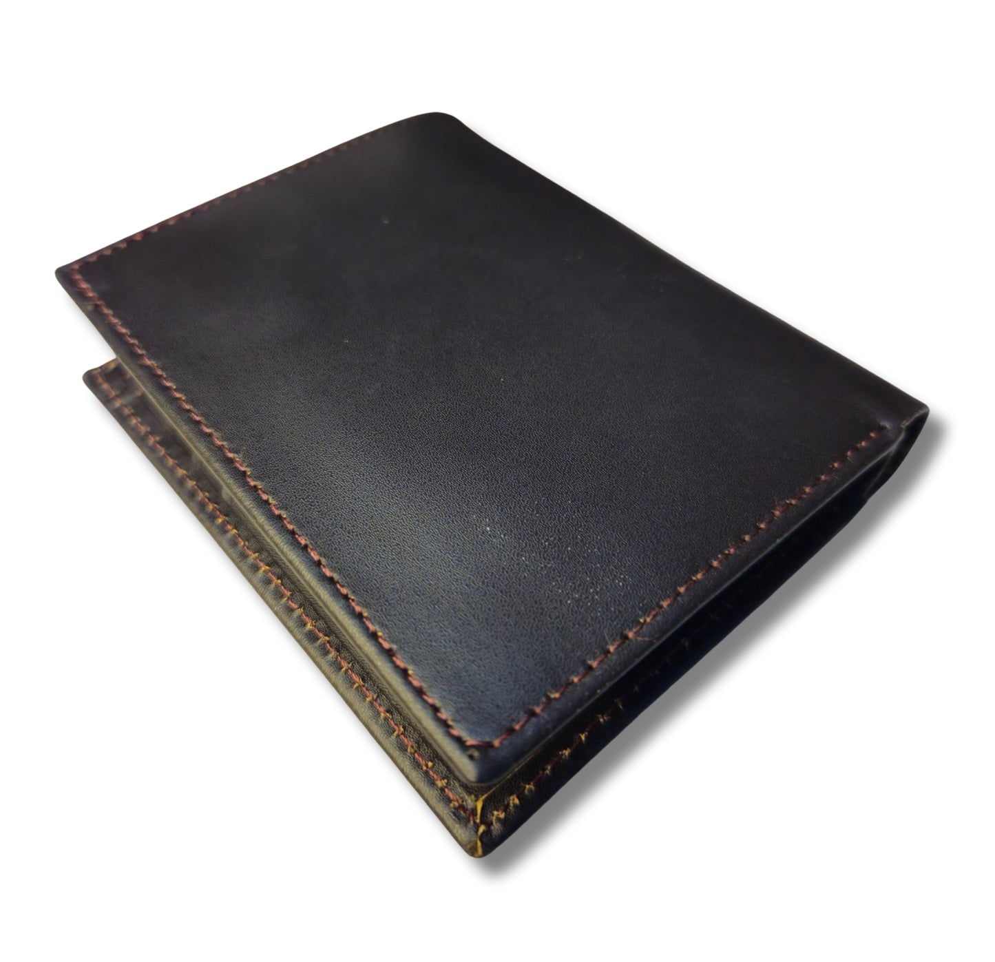 Premium Quality Men’s Executive Slim Leather Wallet - Coffee Brown