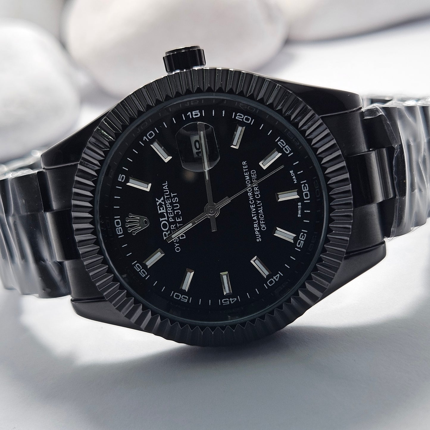 Rolex Oyster Perpetual Black Premium Luxury Edition