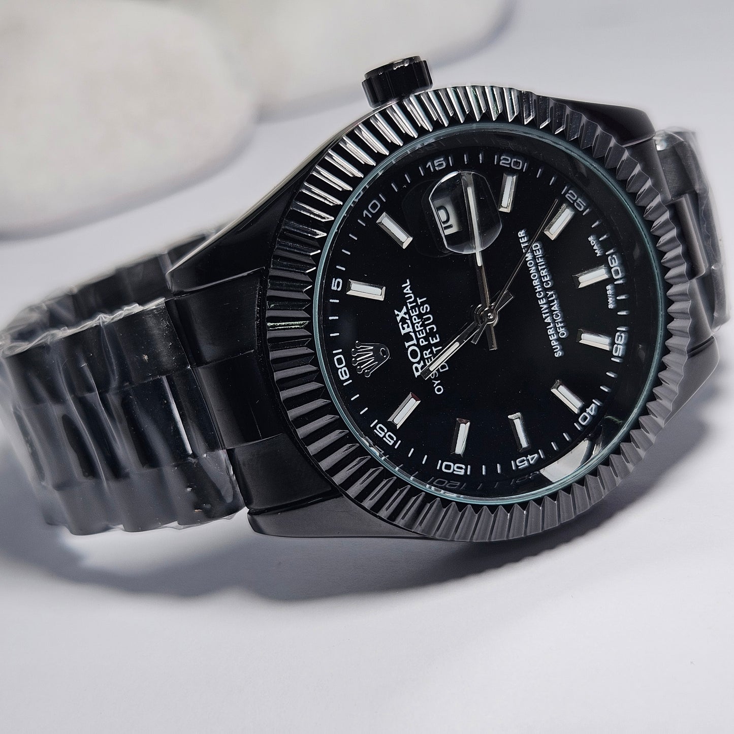 Rolex Oyster Perpetual Black Premium Luxury Edition