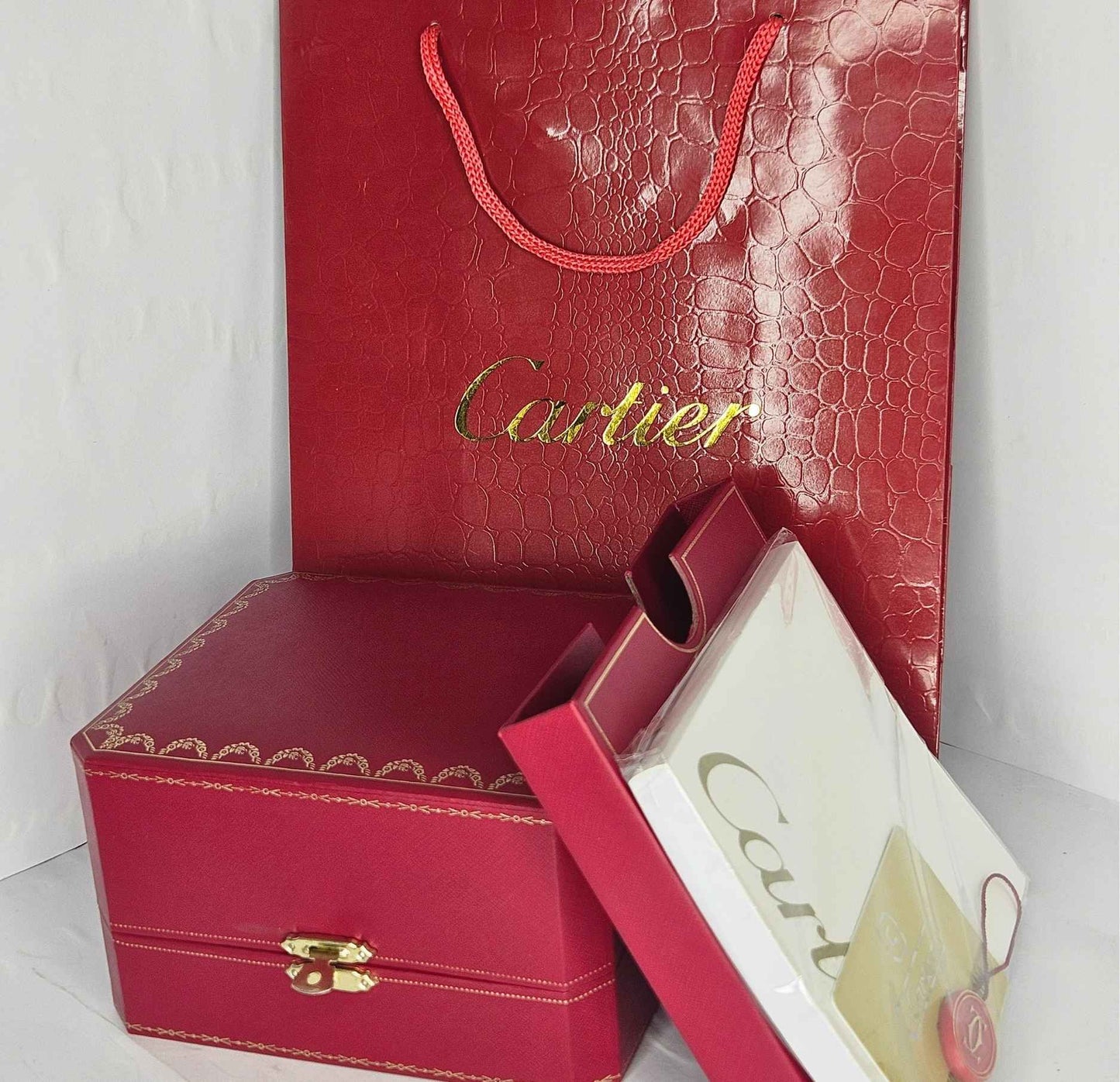Cartier Golden Watch - Timeless Elegance
