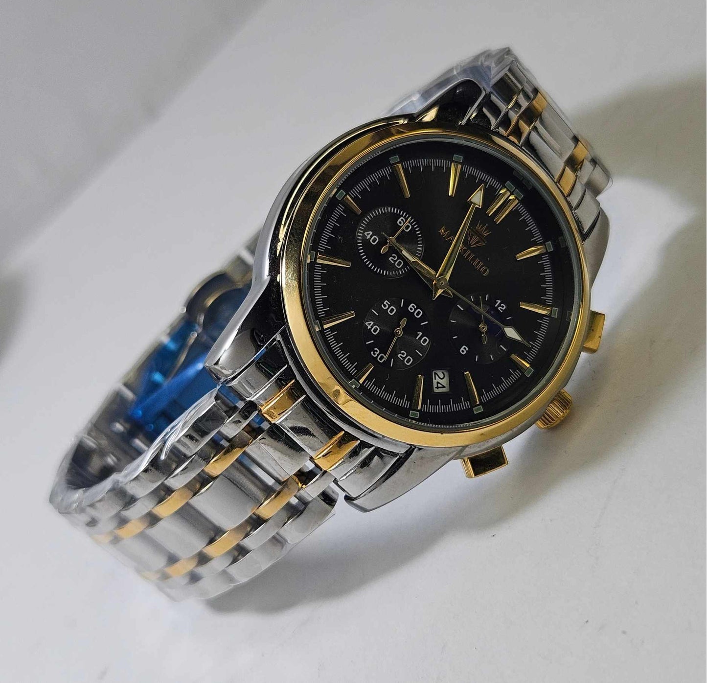 Maixiluo Men's Luxury Stainless Steel Chronograph Watch