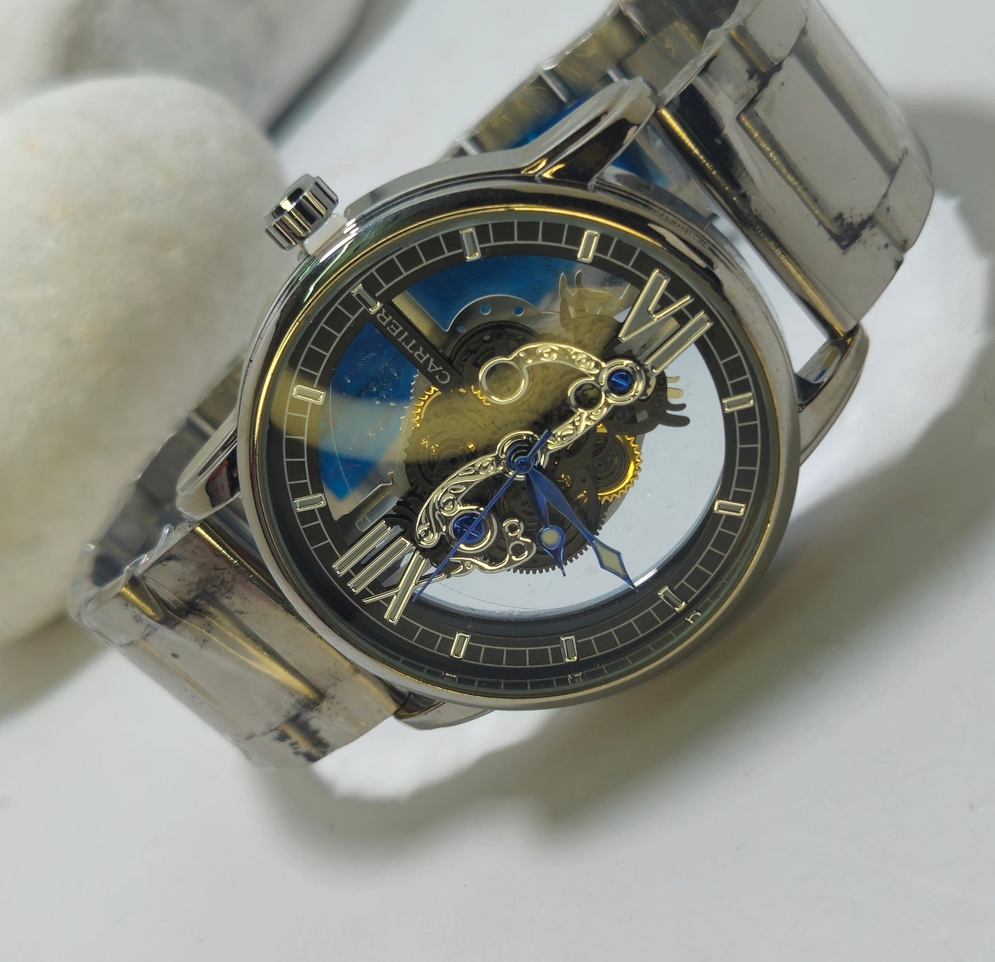 Cartier Golden Watch - Timeless Elegance