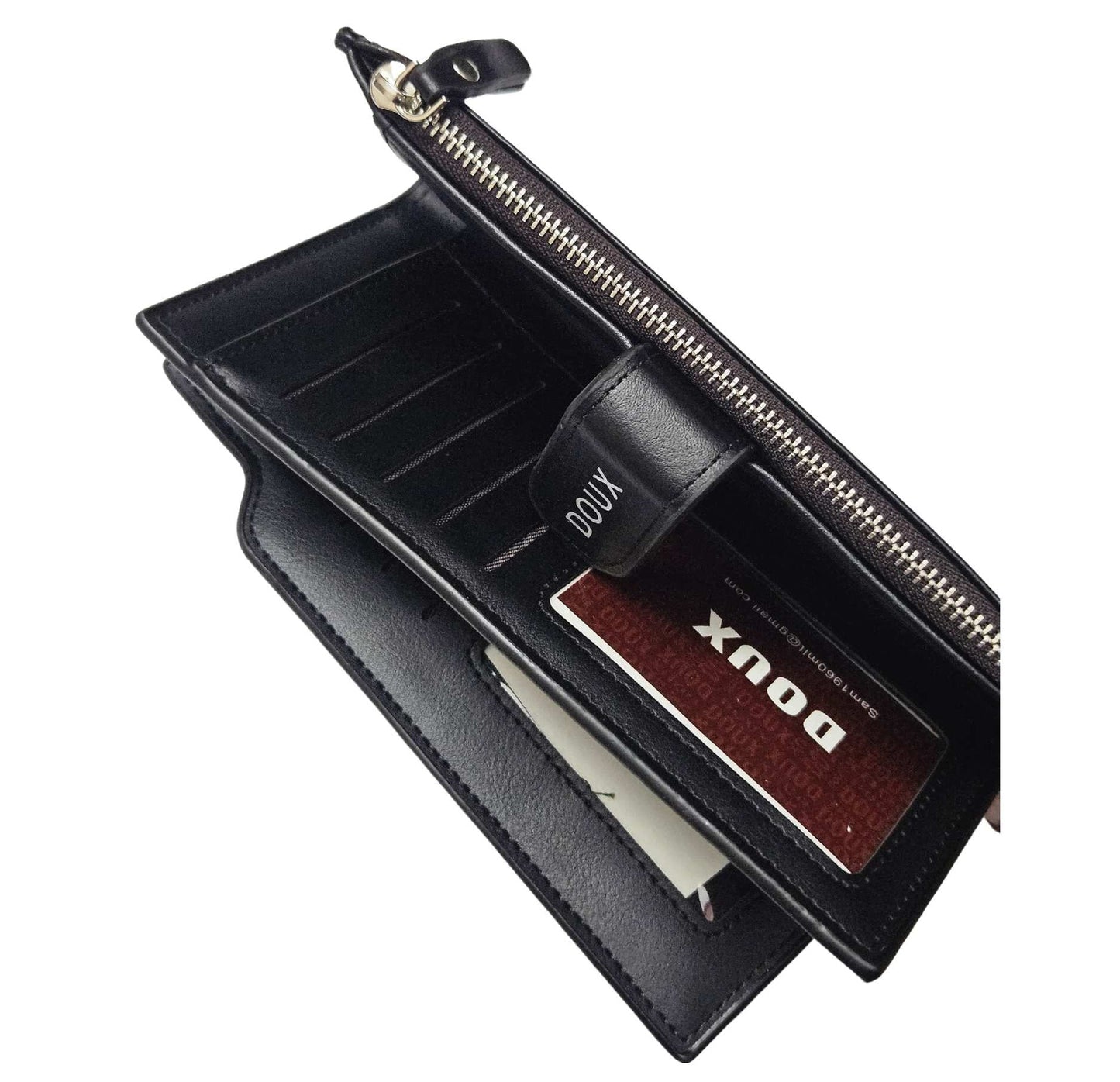 DOUX High Quality Leather Long Wallet Luxury-Edition