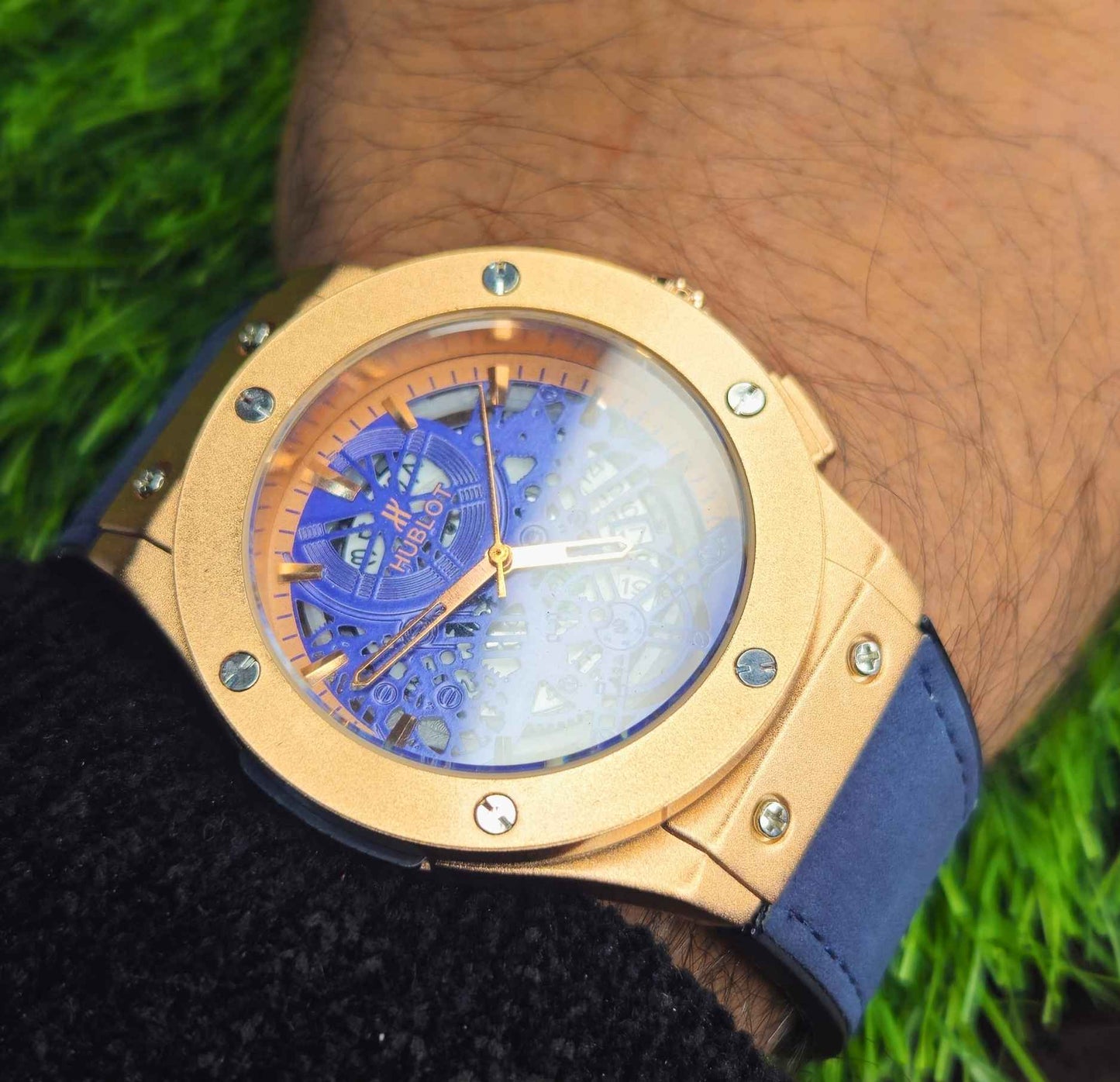 Hublot Geneve Rose Gold Luxury Quality Watch Edition