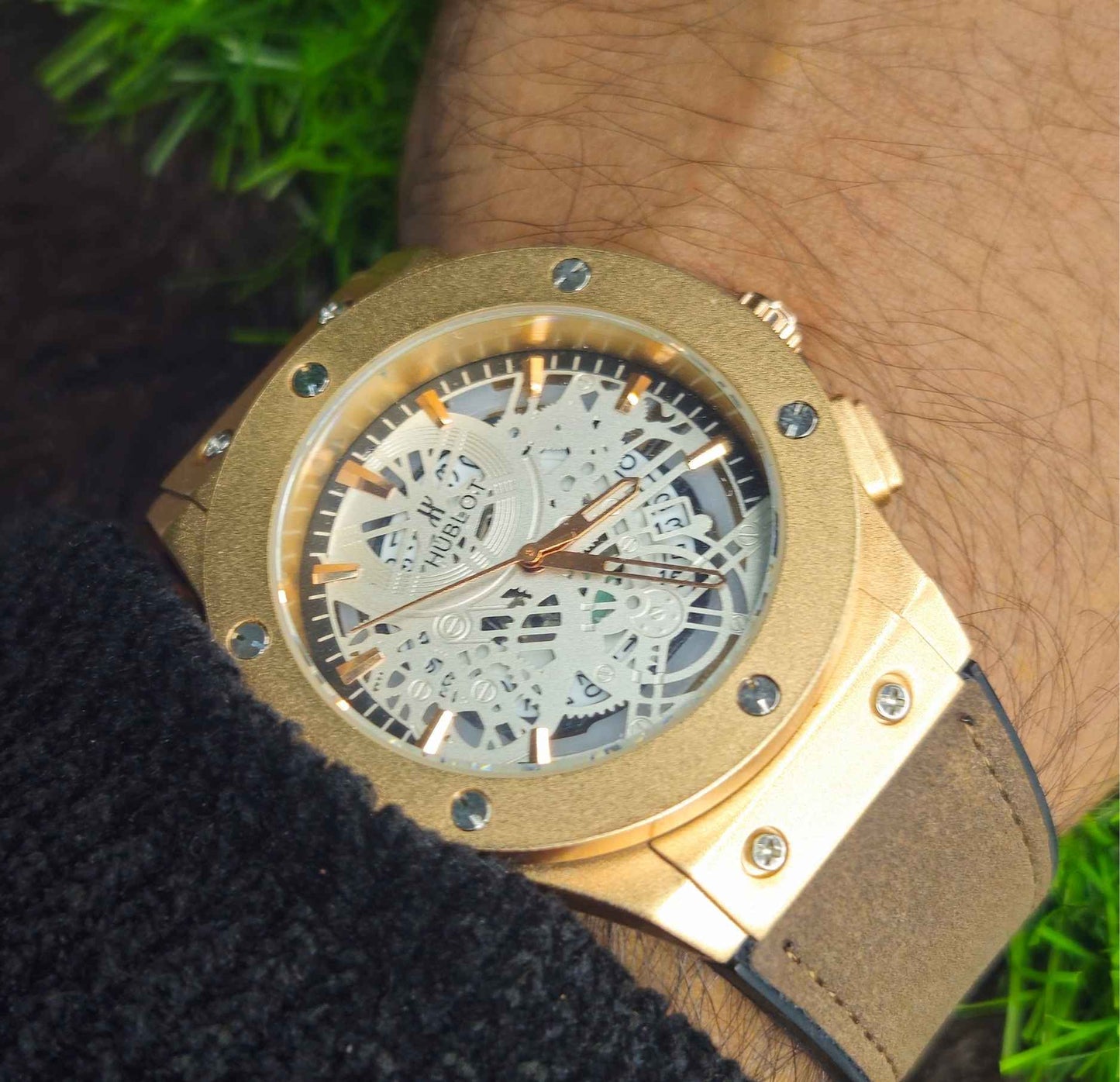 Hublot Geneve Rose Gold Luxury Quality Watch Edition