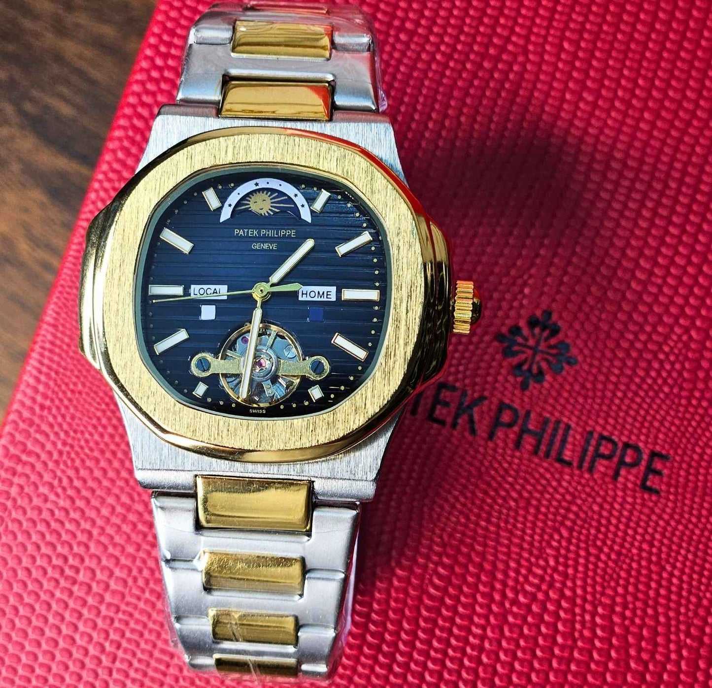 Patek Masterpiece Automatic Watch Day & Night Function Swiss Precision