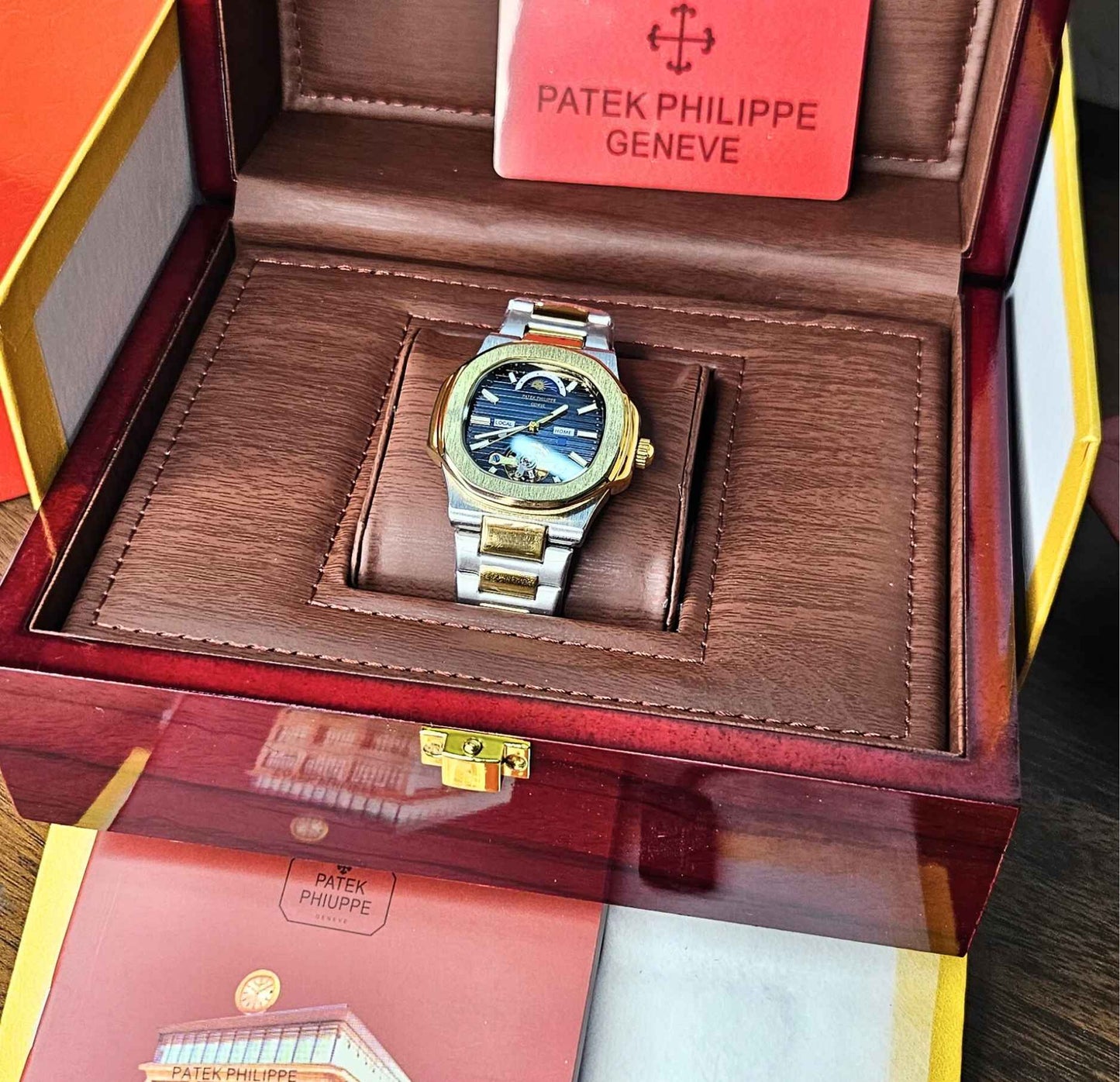Patek Masterpiece Automatic Watch Day & Night Function Swiss Precision