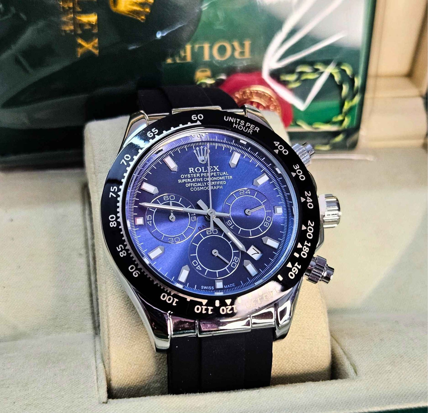 Rolex Cosmograph Daytona Chronograph (Masterpiece) Quality Luxury Silver Edition