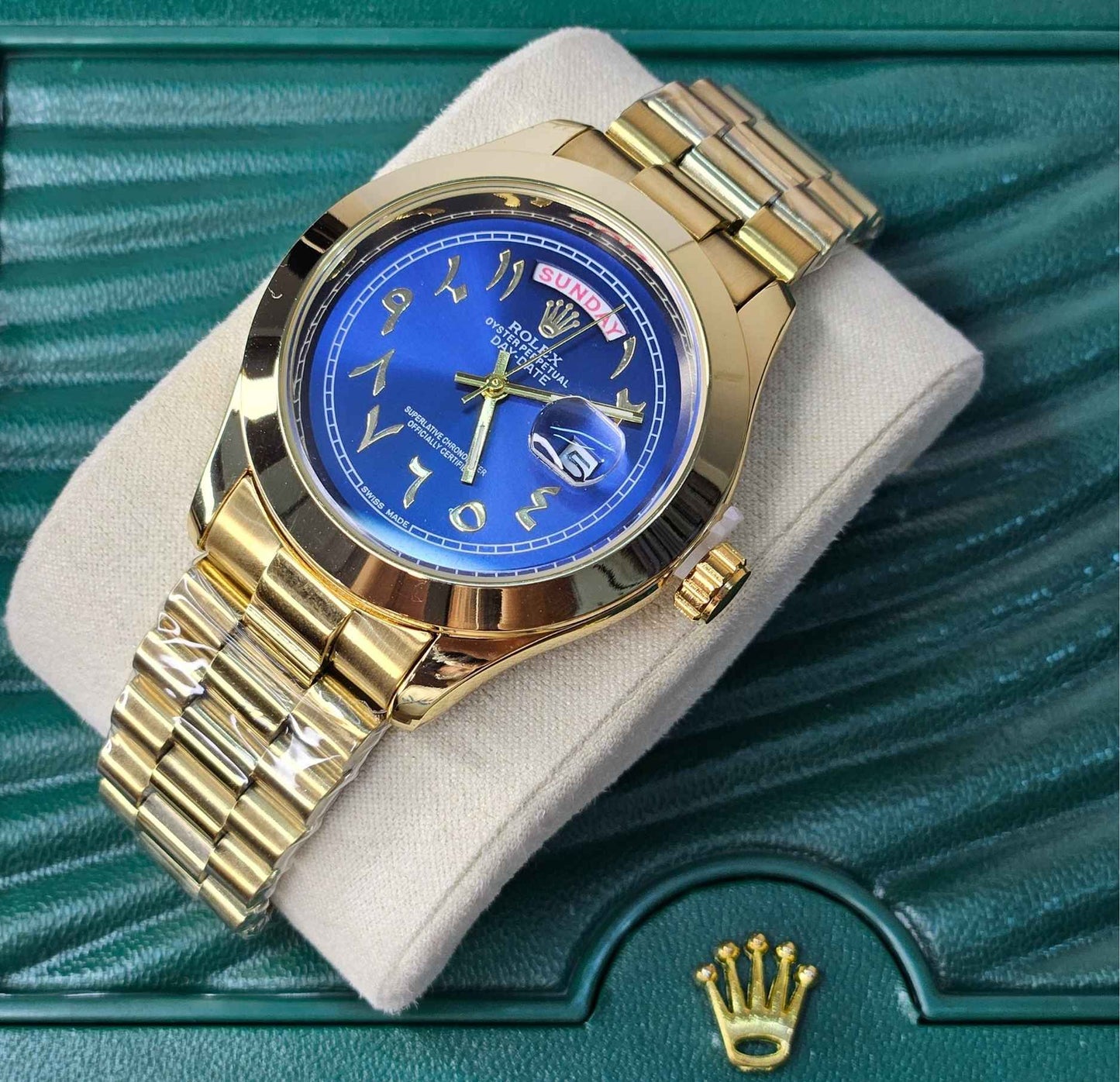 Premium Quality RLX Arabic Dial Date & Day Watch Limited Edition