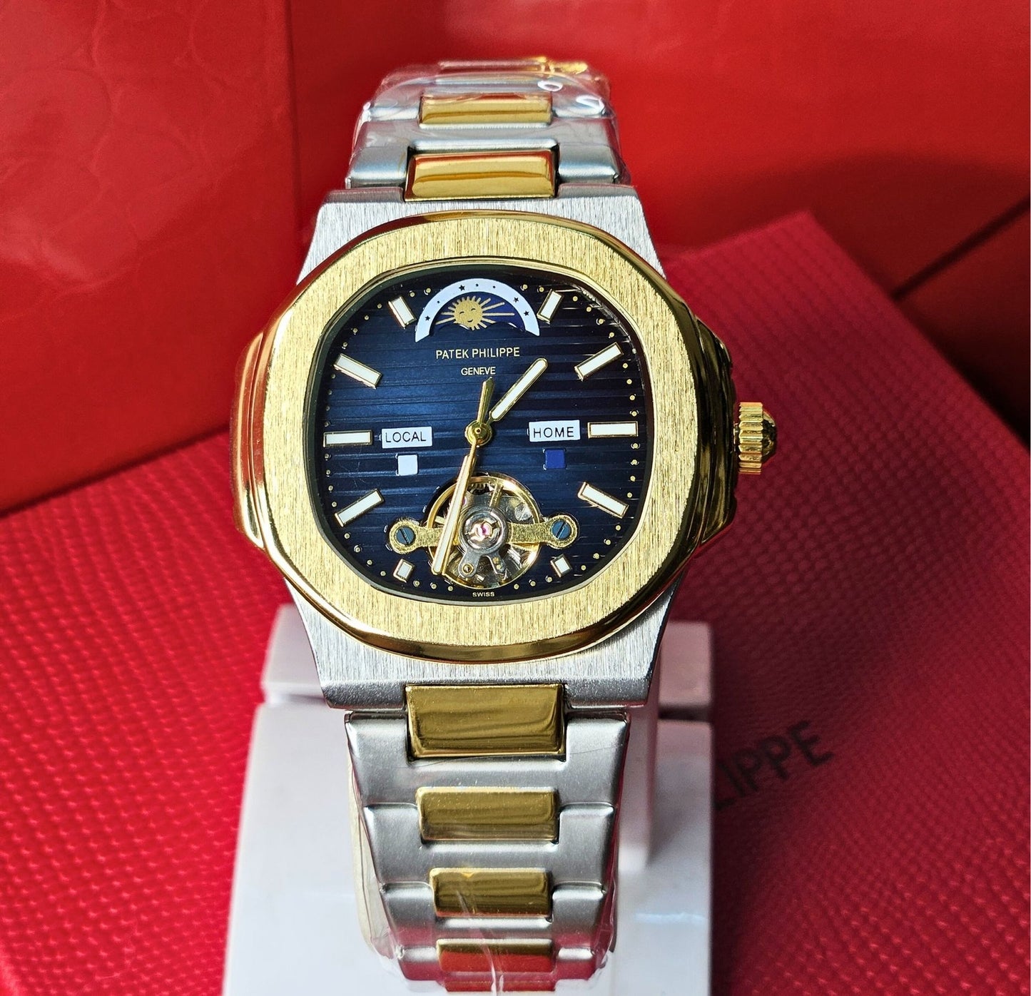 Patek Masterpiece Automatic Watch Day & Night Function Swiss Precision
