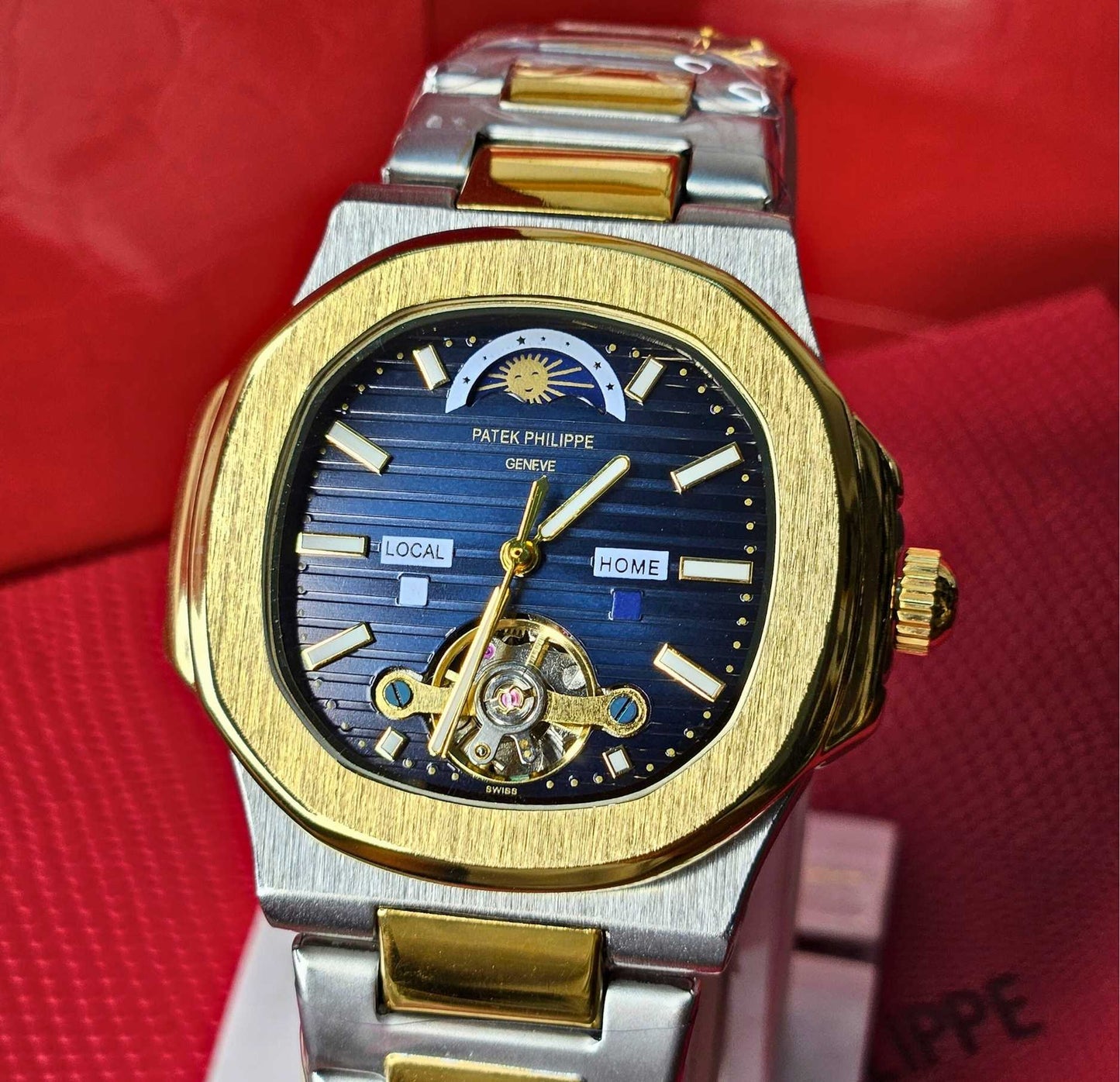 Patek Masterpiece Automatic Watch Day & Night Function Swiss Precision