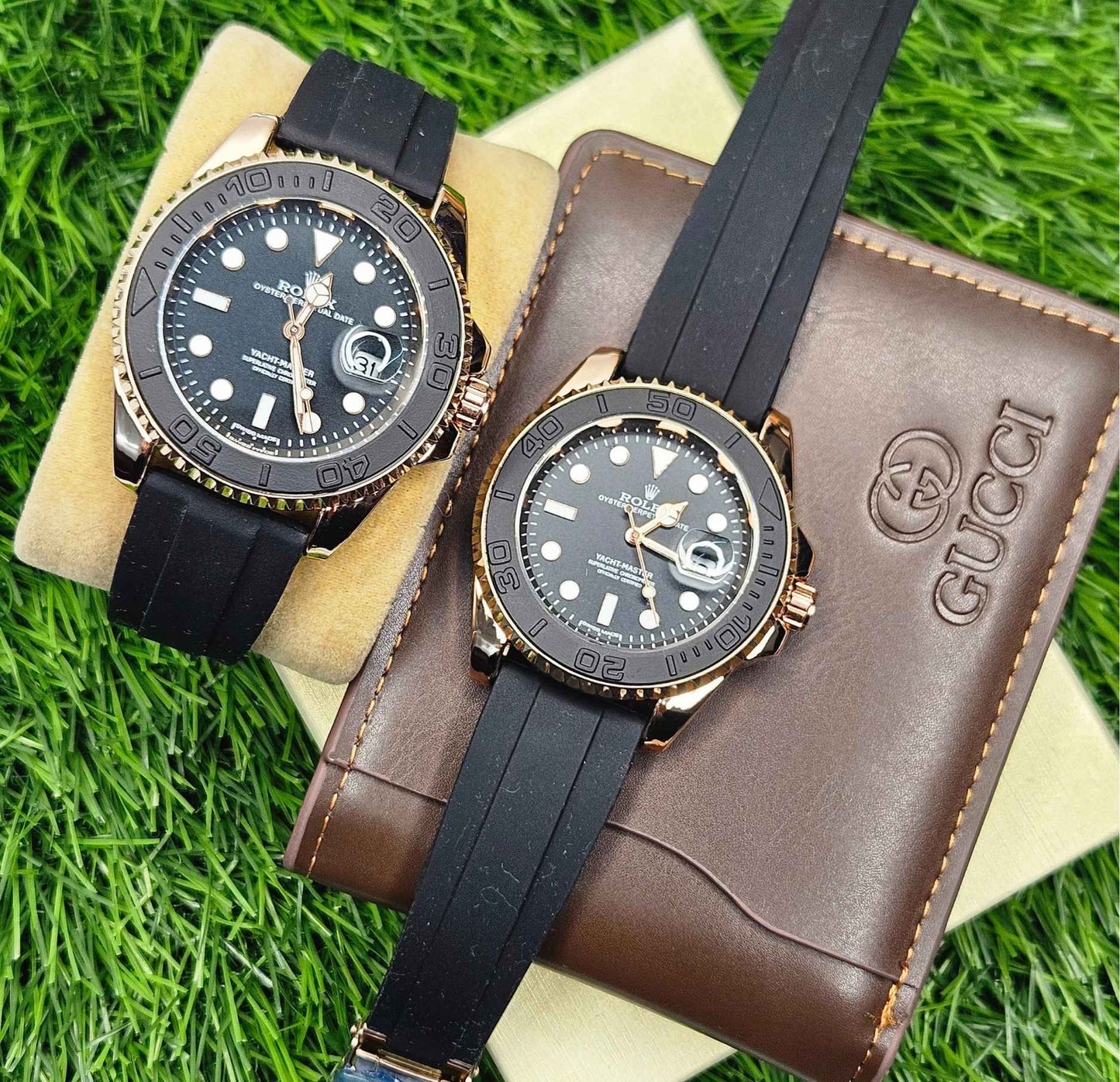 Premium Deals! Get 2 stunning watches & 1 Gucci Wallet