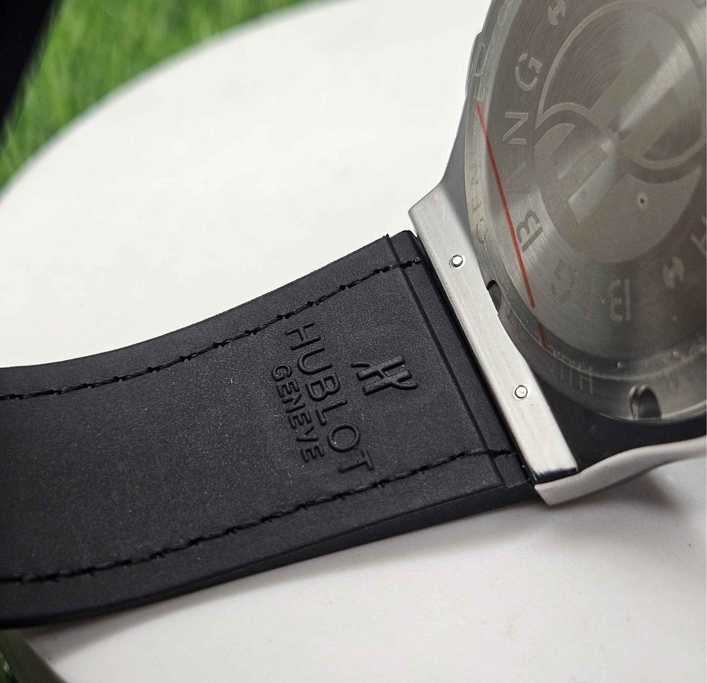 Hublot Geneve Swiss Quartz Chronograph Branded Luxury Watch
