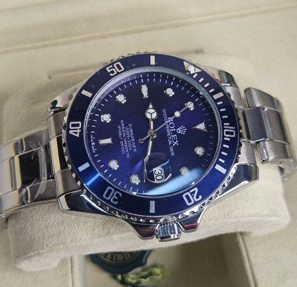 Rolex Submariner Date Just - Stainless Steel Blue Dial Edition