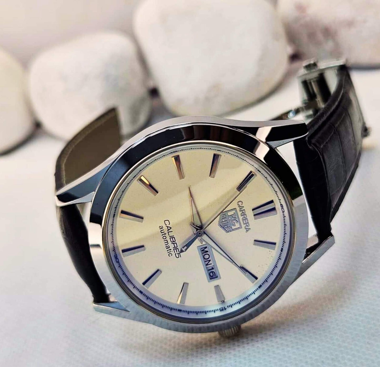 Tag Heuer Calibre 5 (Masterpiece) Men's Luxury Watch White Edition