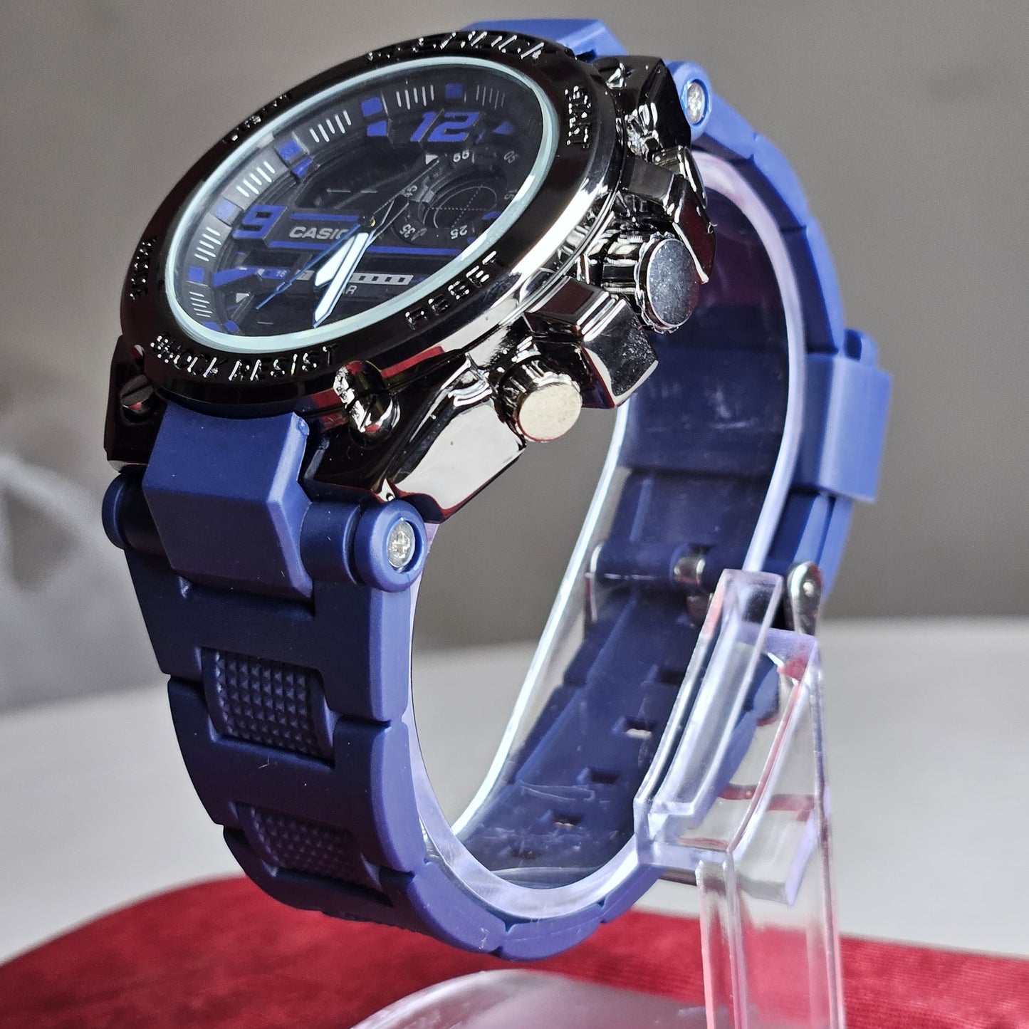 Men's Casio (Masterpiece) Sports Fashion Watch with a Metallic Dial