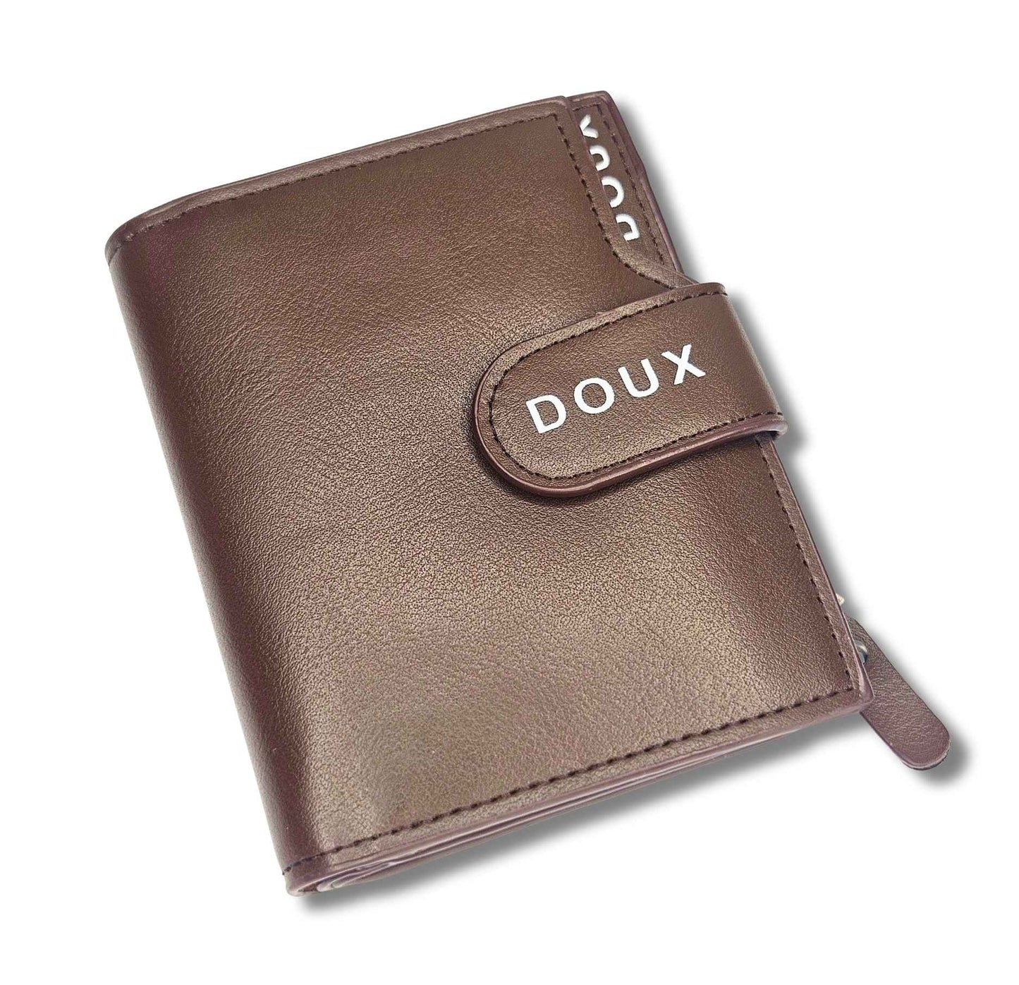 Doux Men’s Luxury Leather Wallet with Extra Card Slots