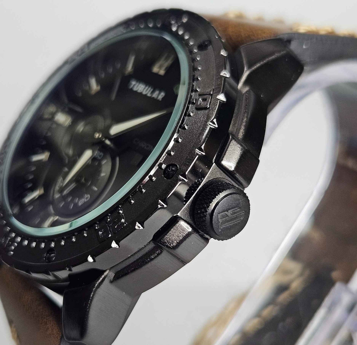 Tubular TB-589657 Branded Luxury Watch with an Elegant Dial and Sub-Second Display