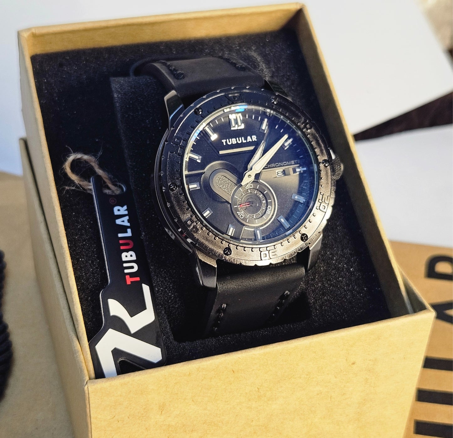 Tubular TB-589657 Branded Luxury Watch with an Elegant Dial and Sub-Second Display