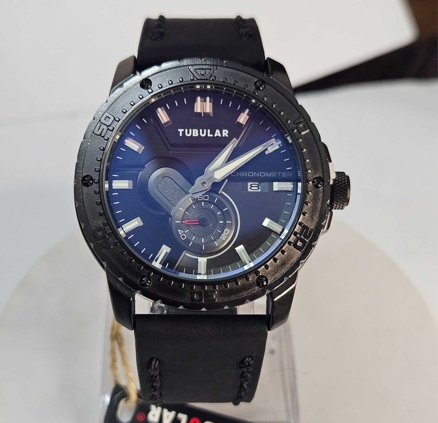 Tubular TB-589657 Branded Luxury Watch with an Elegant Dial and Sub-Second Display