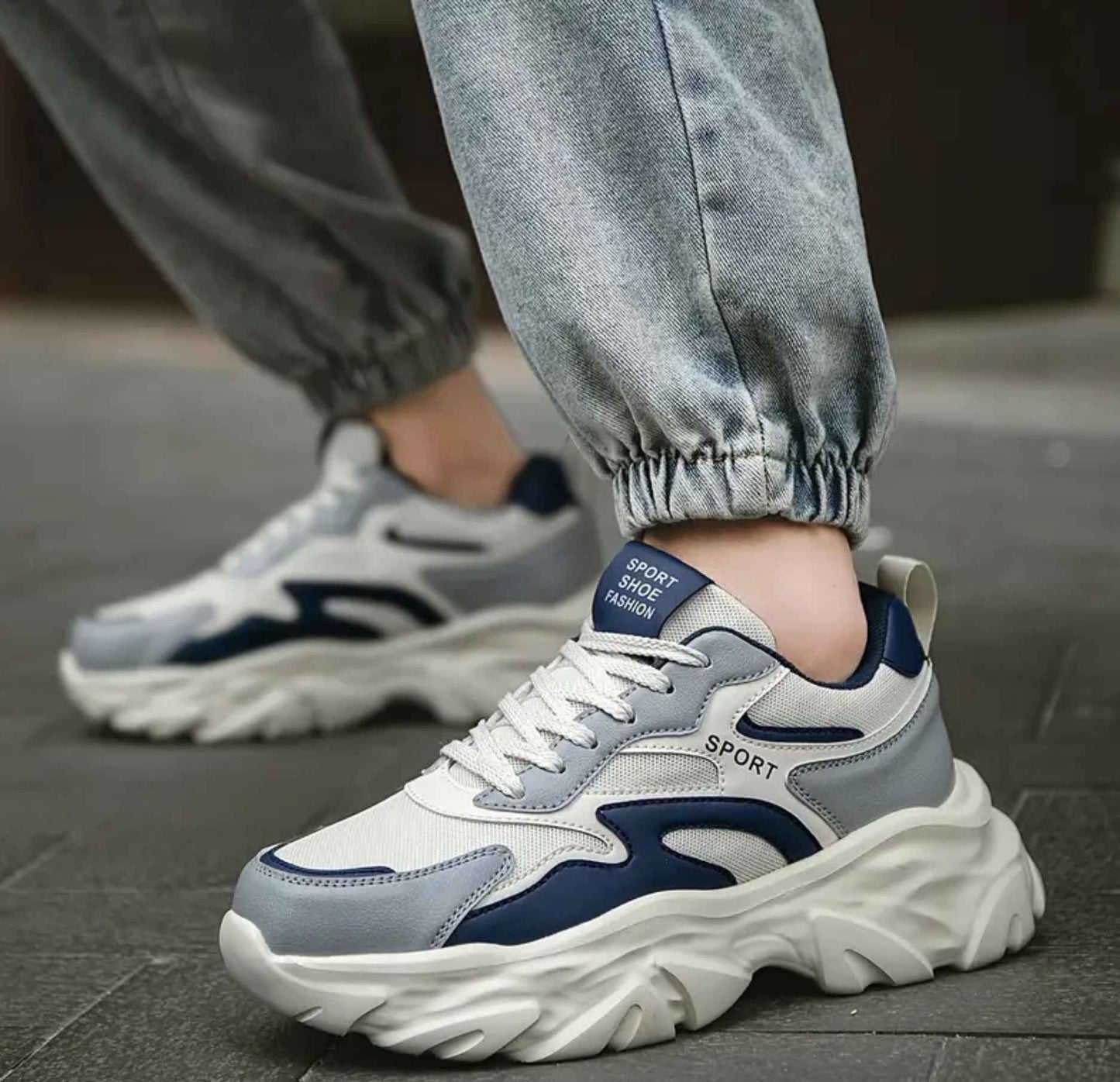 Men's Sneakers – Breathable, Comfortable, Ideal for Outdoors and Fitness.