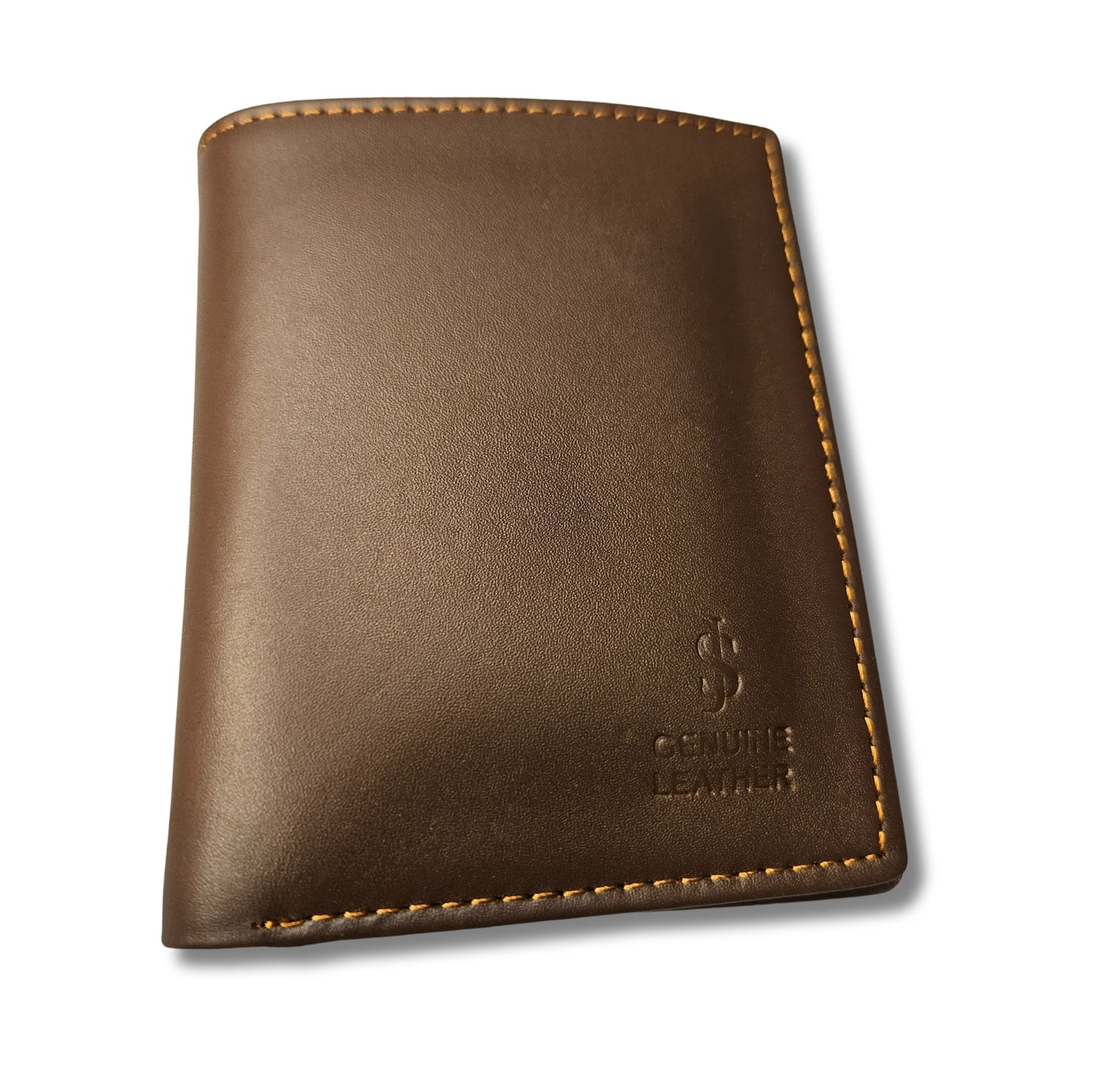Men’s Executive Slim Brown High-Quality Leather Wallet