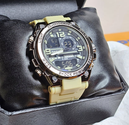 Men's Casio (Masterpiece) Sports Fashion Watch with a Metallic Dial