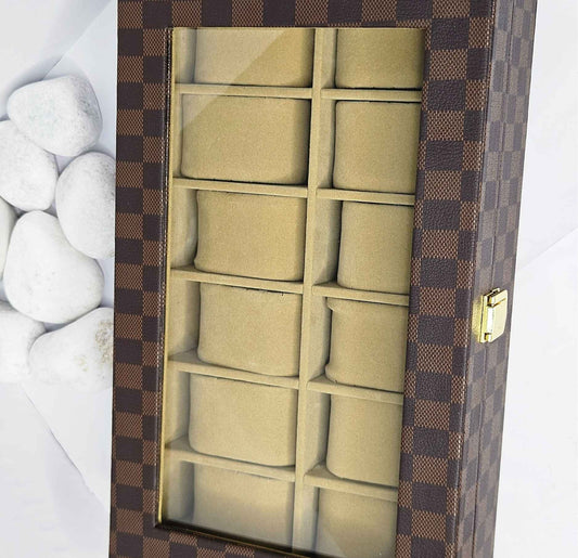 12 Slots Wrist Watch Storage Box
