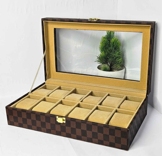 12 Slots Wrist Watch Storage Box