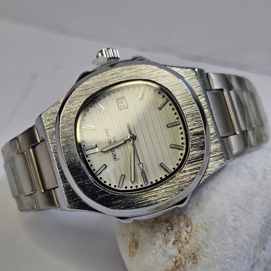 Patek Philippe Geneve (Masterpiece) Stainless Steel Chain Luxury Watch Edition