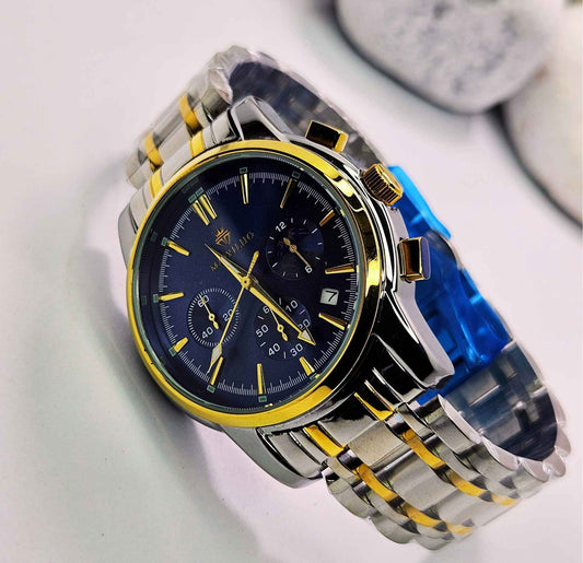 Maixiluo Men's Luxury Stainless Steel Chronograph Watch
