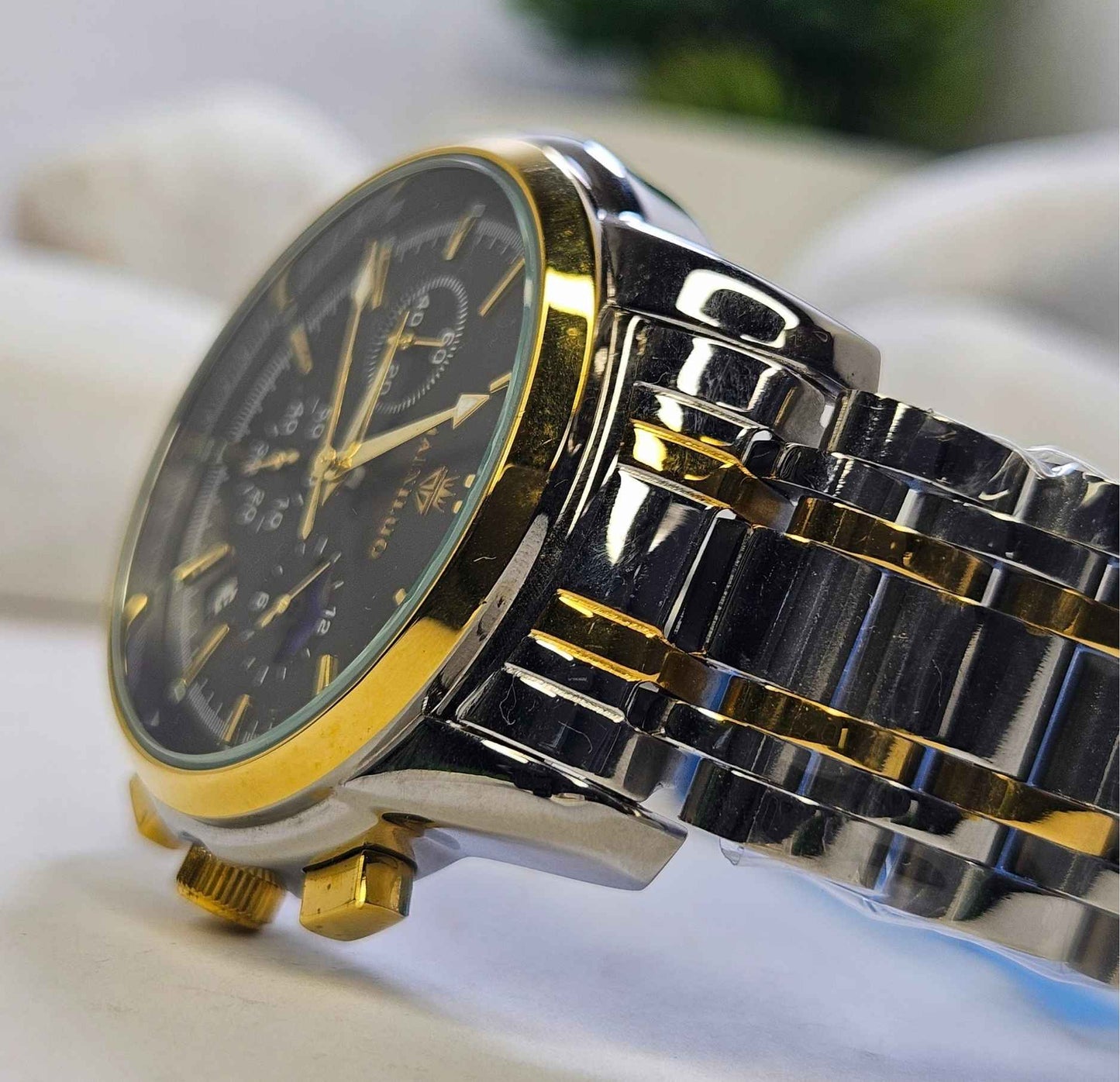 Maixiluo Men's Luxury Stainless Steel Chronograph Watch