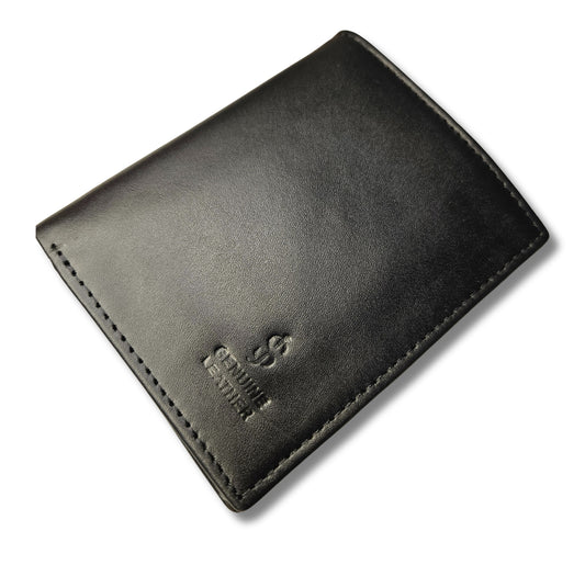 High-Quality Men’s Executive Slim Coffee Brown Leather Wallet