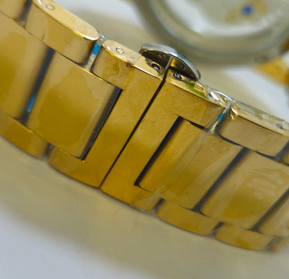 Cartier Golden Watch - Timeless Elegance