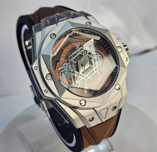 Hublot Geneve HG-548514 (Masterpiece) Premium High Quality Men's Watch Bronze-Edition