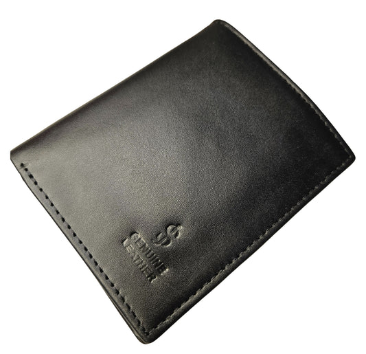 Men’s Executive Slim Black Leather Wallet