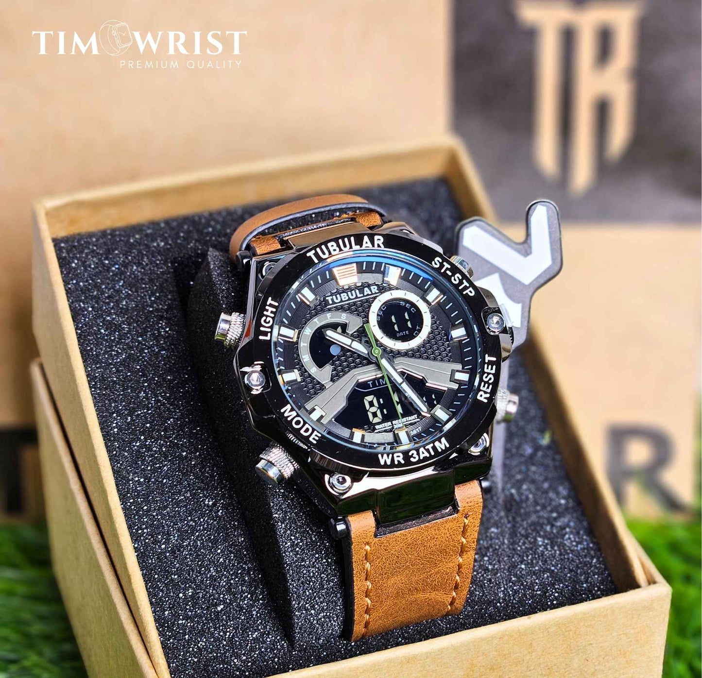 Tubular TB-54660 Branded Men's Chronograph Watch Luxury Edition