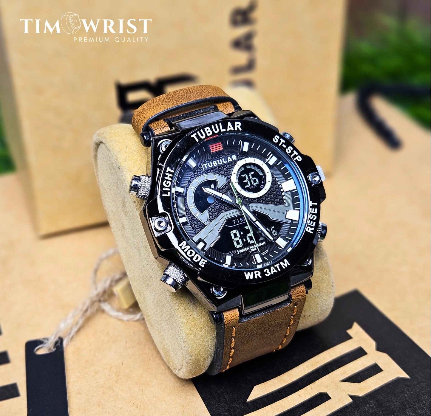 Tubular TB-54660 Branded Men's Chronograph Watch Luxury Edition