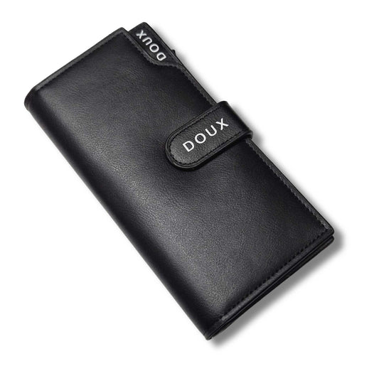 DOUX High Quality Leather Long Wallet Luxury-Edition