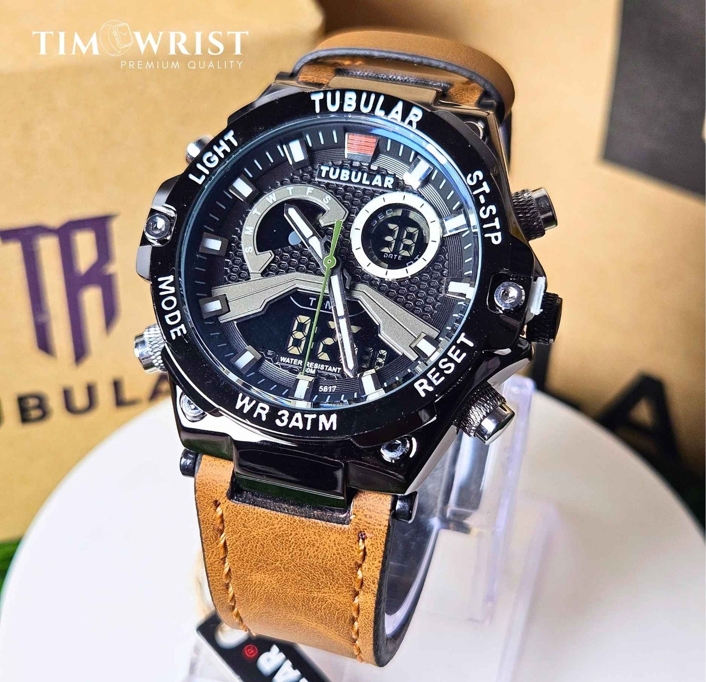 Tubular TB-54660 Branded Men's Chronograph Watch Luxury Edition