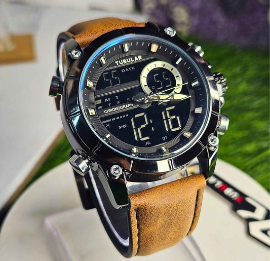 Tubular TB-8765876 Branded Men's Luxury Chronograph Watch Edition
