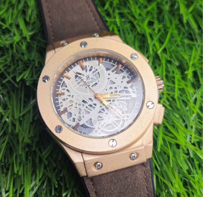 Hublot Geneve Rose Gold Luxury Quality Watch Edition