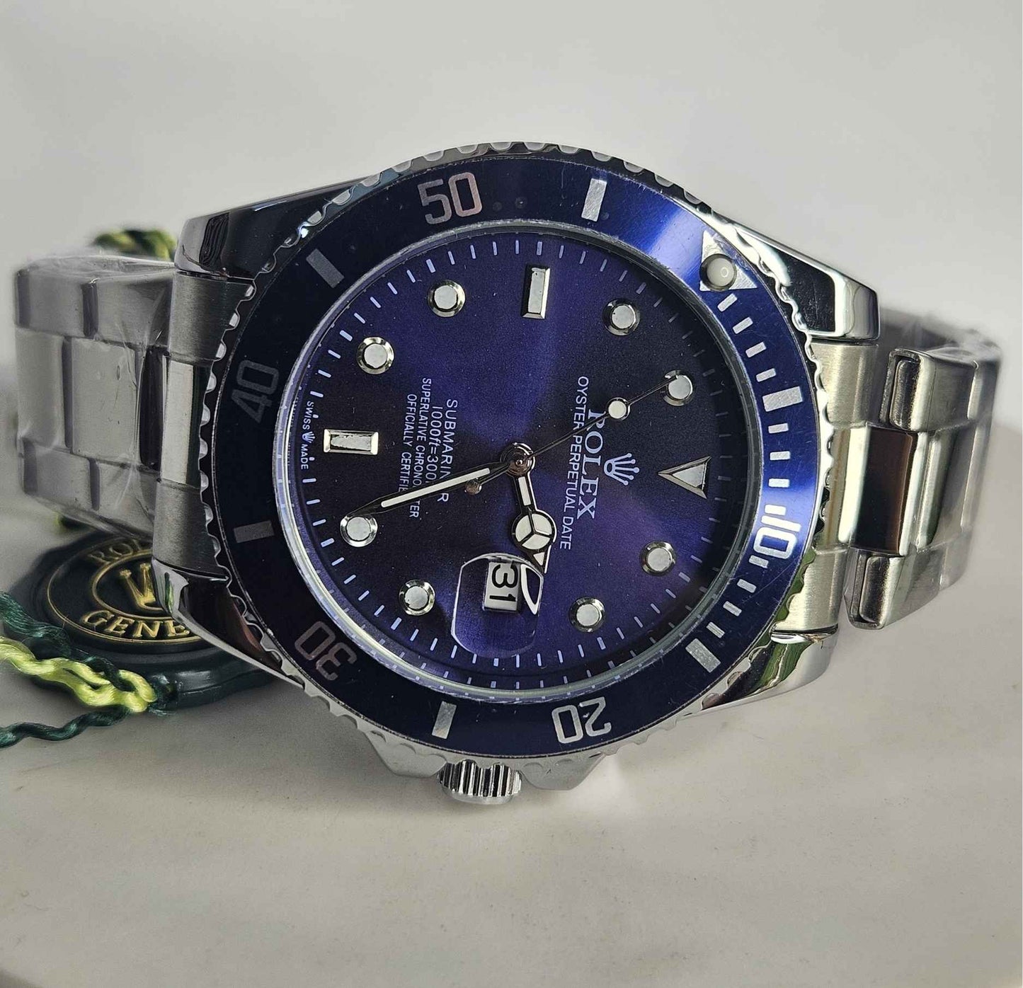 Rolex Submariner Date Just - Stainless Steel Blue Dial Edition