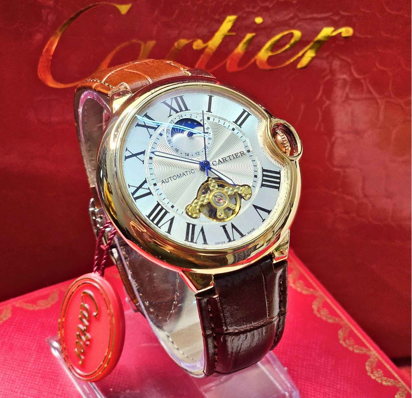 Cartier Masterpiece Automatic Watch Swiss Precision & Master Lock