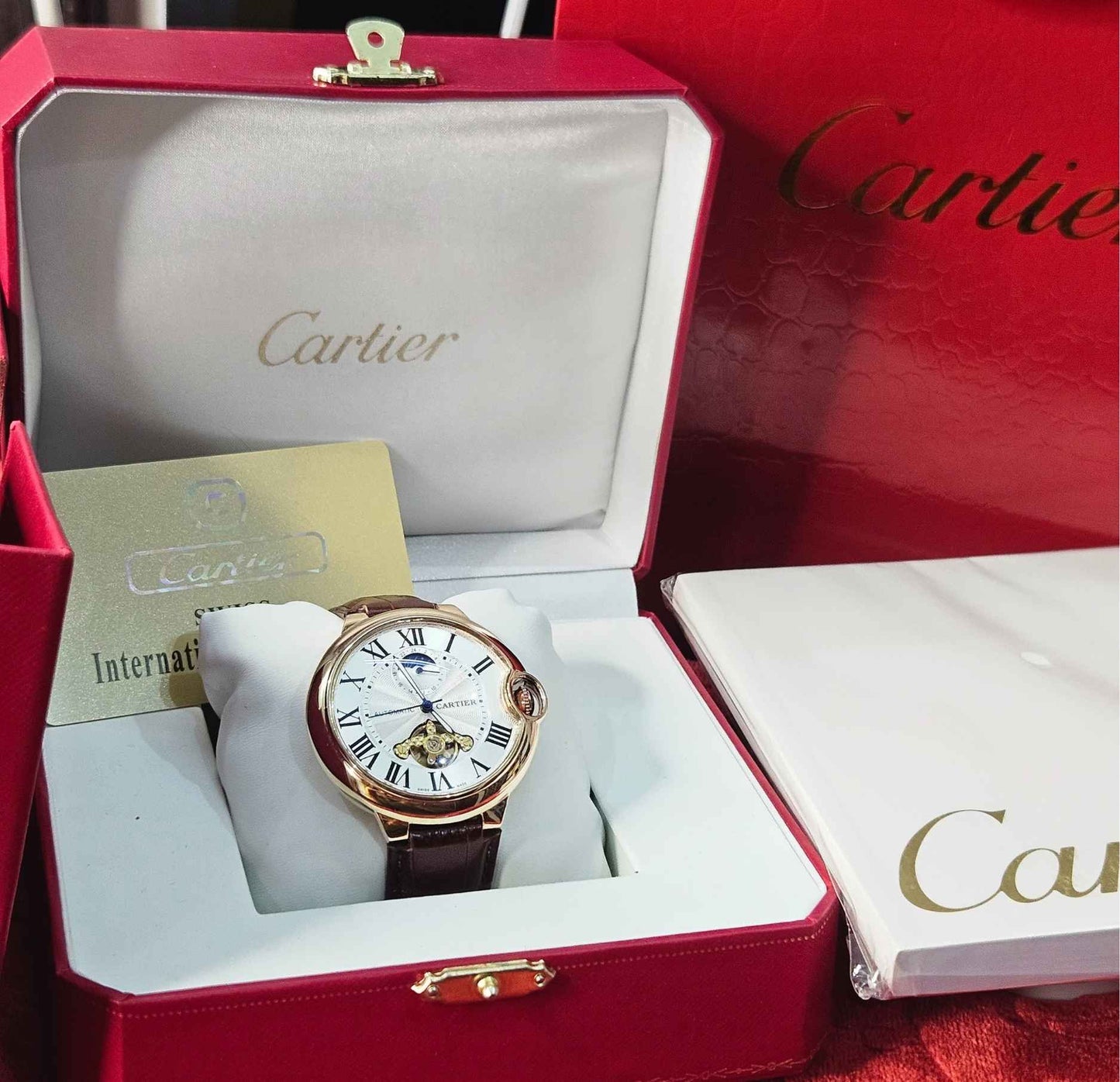 Cartier Masterpiece Automatic Watch Swiss Precision & Master Lock
