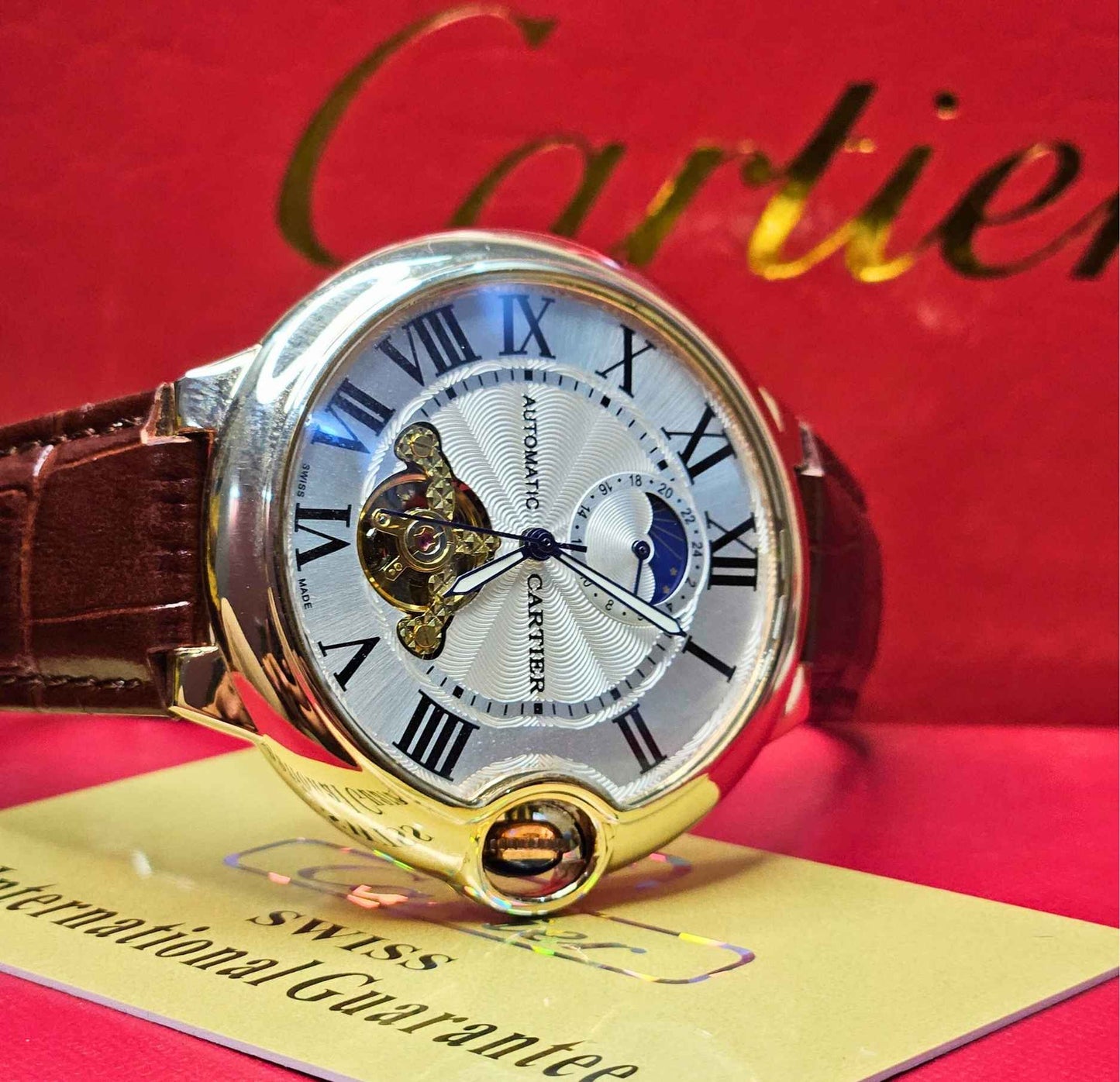 Cartier Masterpiece Automatic Watch Swiss Precision & Master Lock