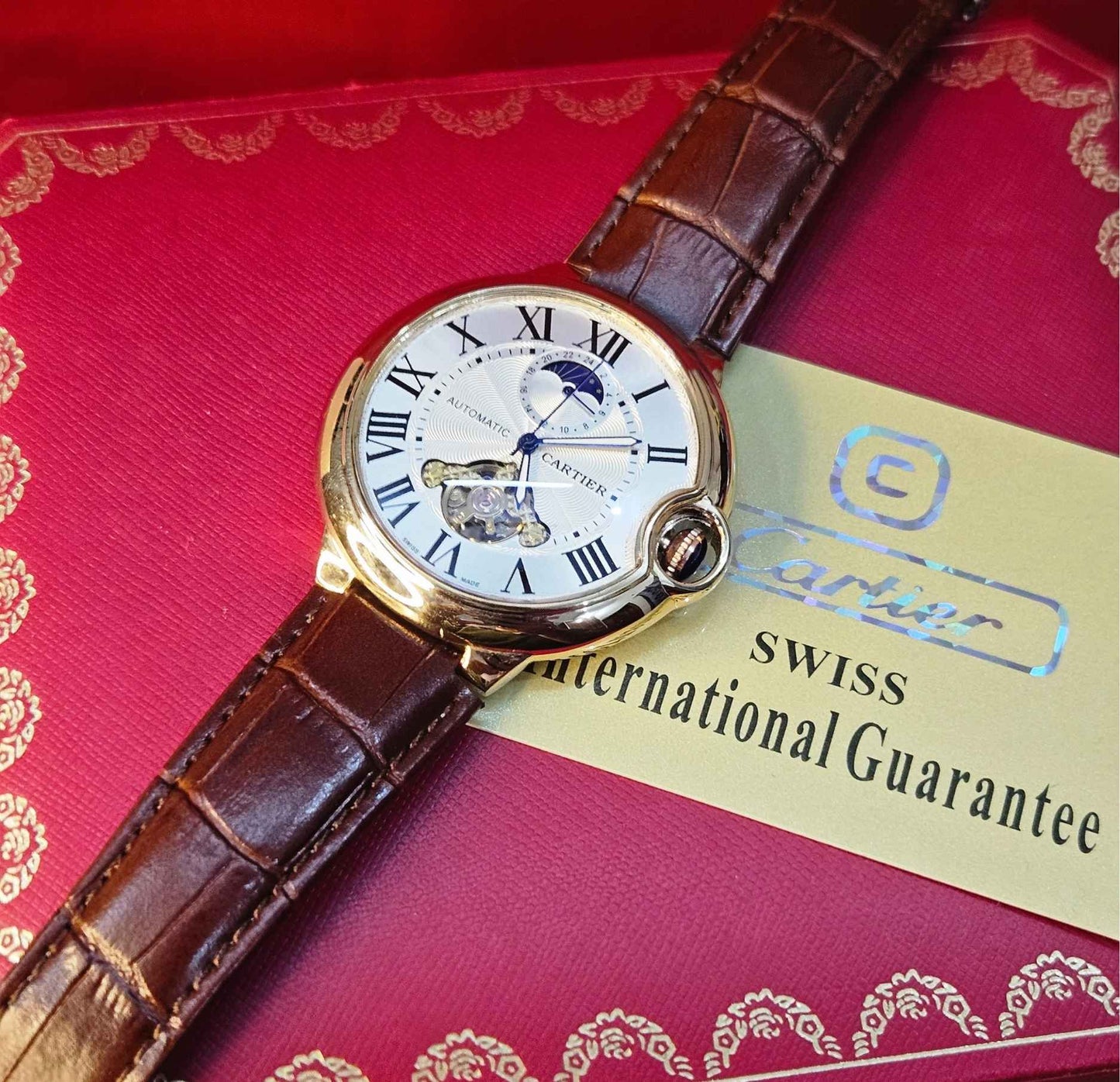 Cartier Masterpiece Automatic Watch Swiss Precision & Master Lock