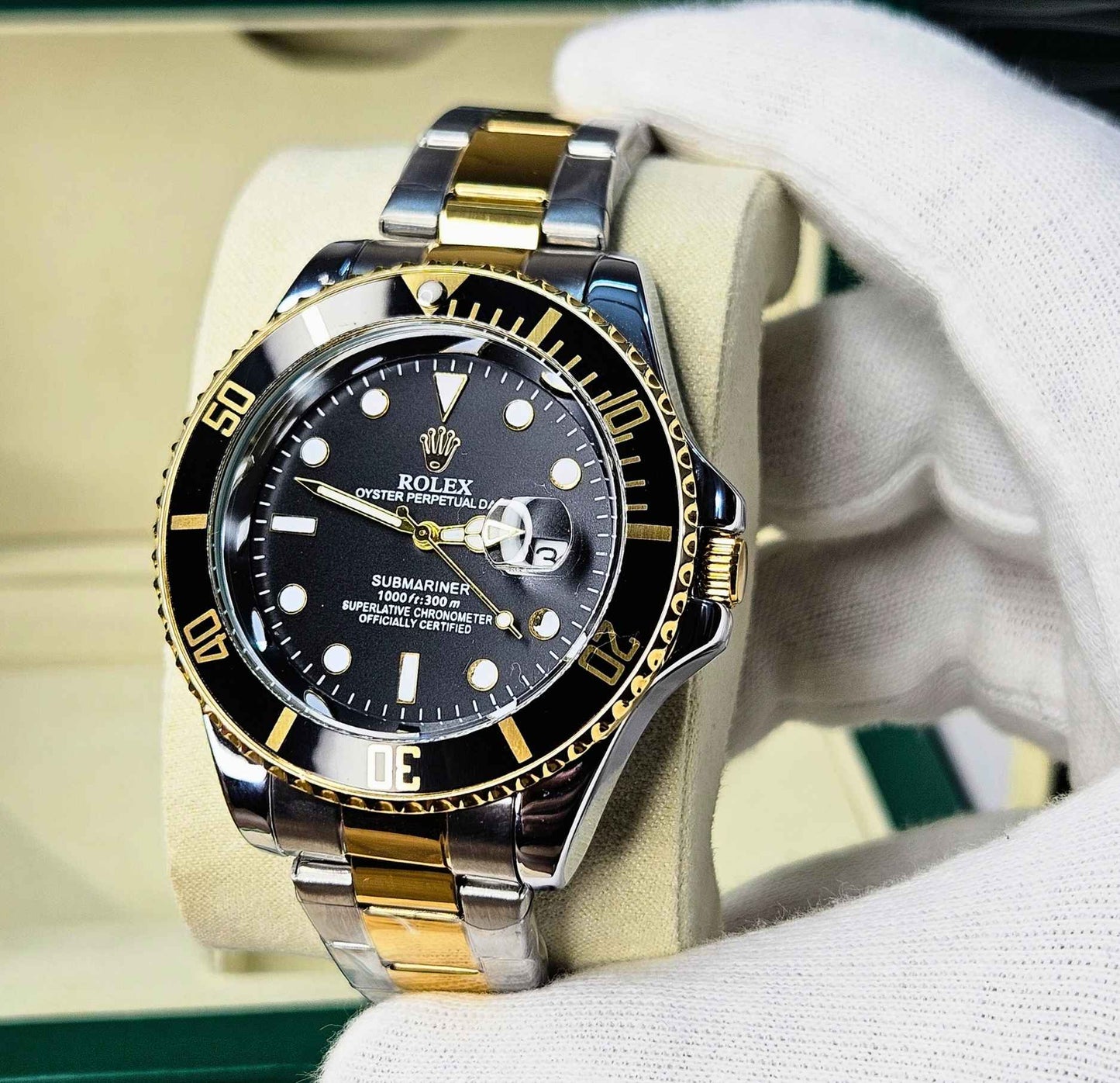 RLX Submariner Dual Tone 41mm (Date Just) AAA Luxury Edition