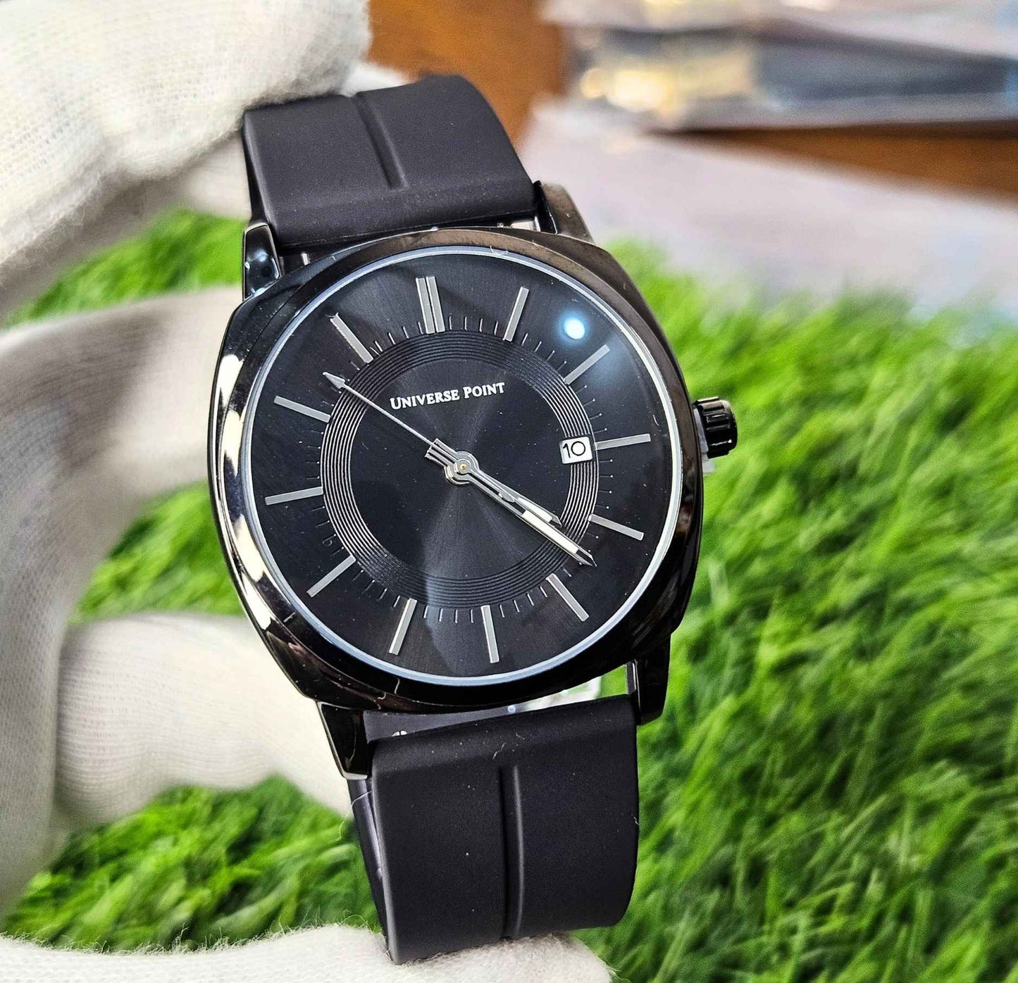 Premium Branded Universe Point Original Watch Black-Dial Edition