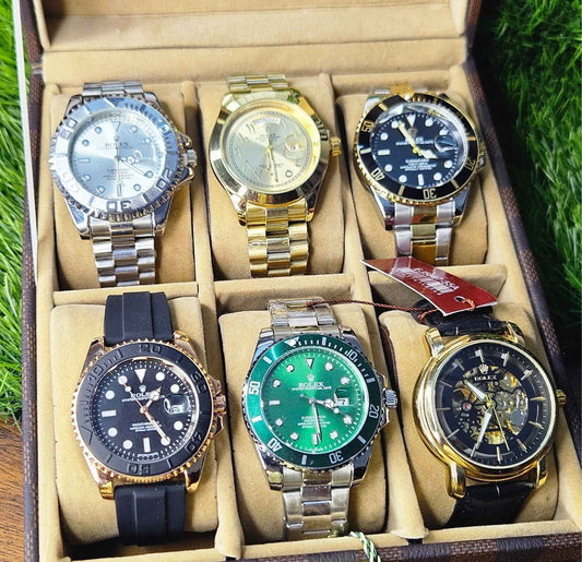 Premium Box set of 06 Luxury Rolex Timepieces